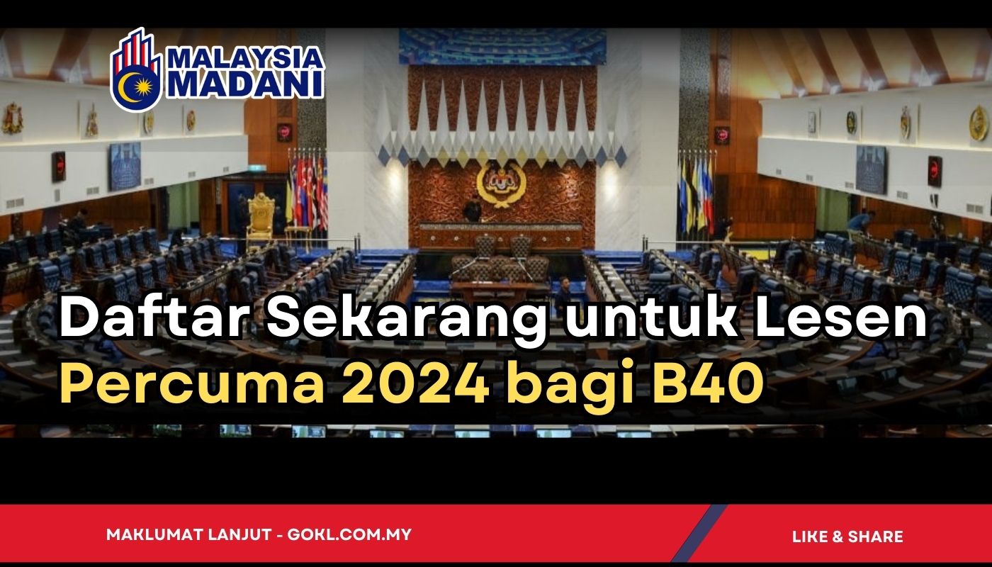 Program MyLesen B2 Lesen Percuma untuk B40 Tahun 2024